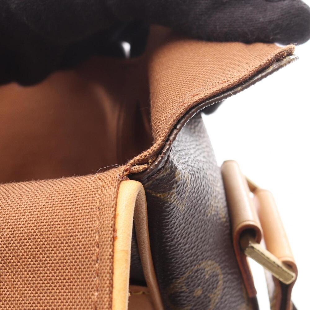 LOUIS VUITTON Authentic Brown Monogram Leather Shoulder Bag - Picture 9 of 15